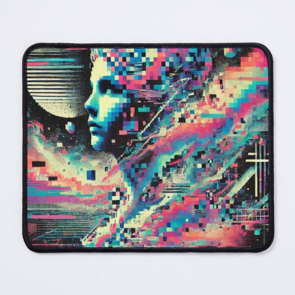 Item preview, Galactic Glitch: Digital Portrait designed and sold by likemoneyzz.