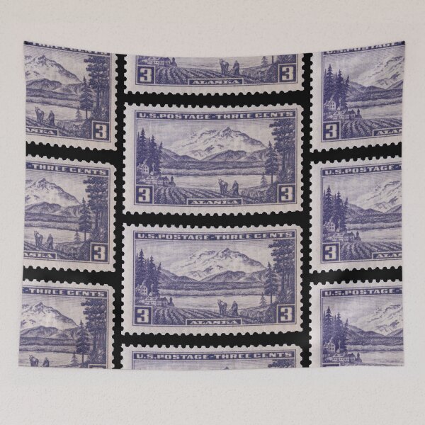 Item preview, US Stamp #800 - Alaska 3 cents designed and sold by WexStudios.
