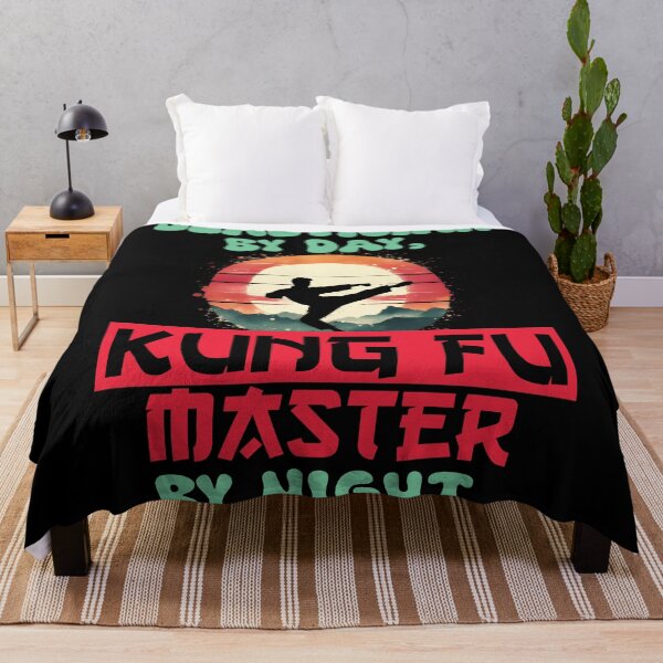 Item preview, Vintage Kung Fu Master & Beautician Dual Life | T-Shirt Design | designed and sold by TheInkyOwl-TIO.