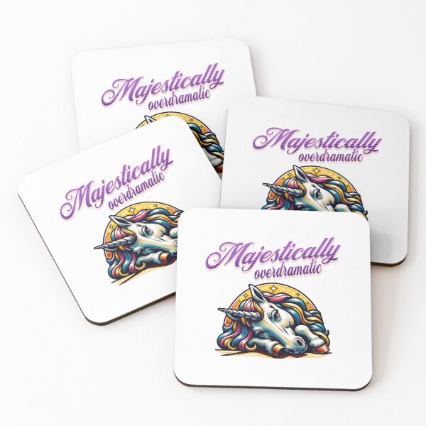 Item preview, Dramatic Unicorn: Majestically Overdramatic designed and sold by musthavewords.