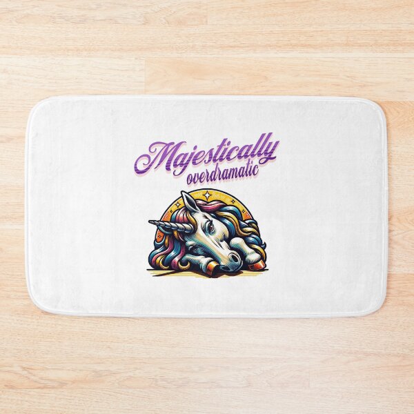 Item preview, Dramatic Unicorn: Majestically Overdramatic designed and sold by musthavewords.