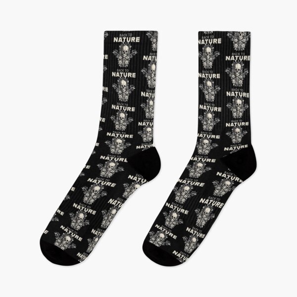 Item preview, Bones and Botany, NATURE quotes skull design floral, quotes about life designed and sold by La Loca.