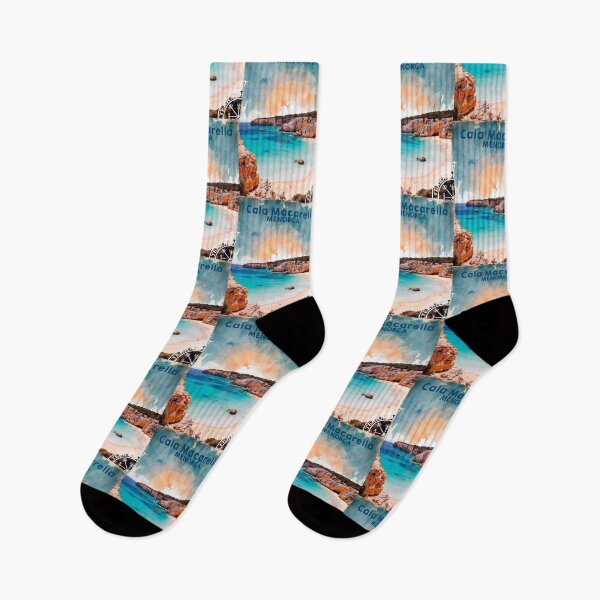 Item preview, Cala Macarella Menorca travel poster designed and sold by TerradVents.