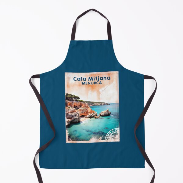 Item preview, Cala Mitjana Menorca travel poster designed and sold by TerradVents.