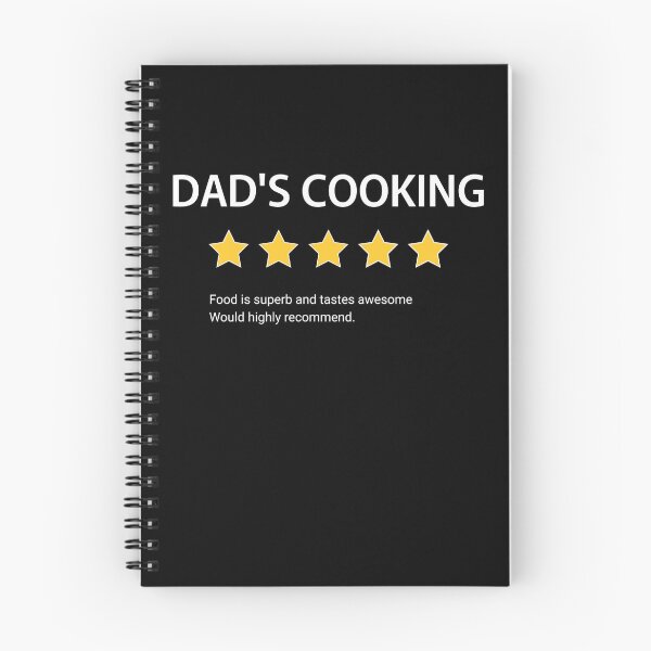 Item preview, Dads cooking, food review for dad, best dinner ever, funny reviw, five star, would highly recommend designed and sold by Dahlann.