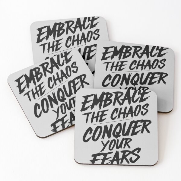 Item preview, Embrace the chaos, conquer your fears designed and sold by khufra1.
