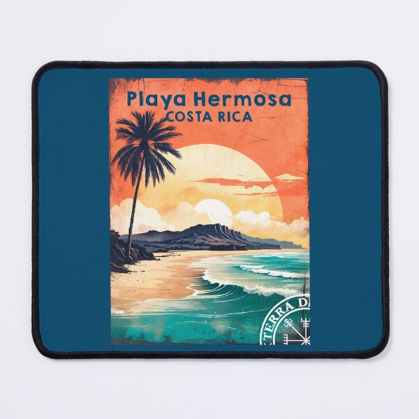 Item preview, Playa Hermosa Costa Rica travel poster designed and sold by TerradVents.