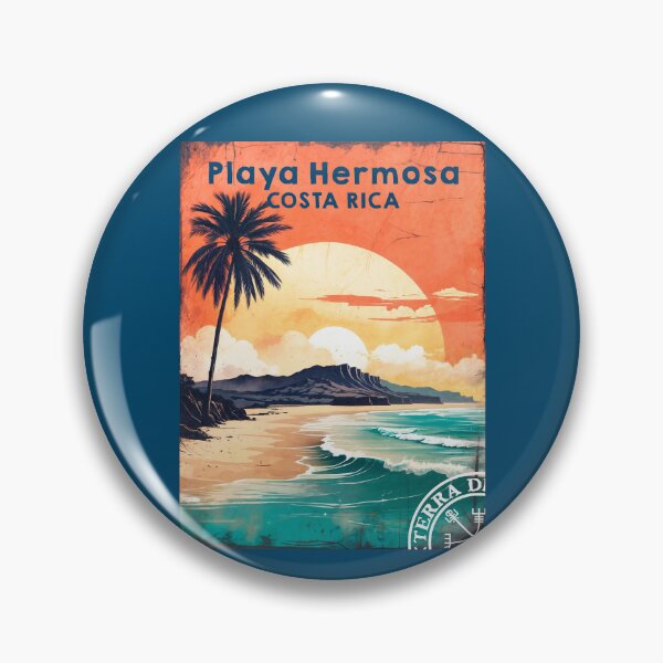 Item preview, Playa Hermosa Costa Rica travel poster designed and sold by TerradVents.