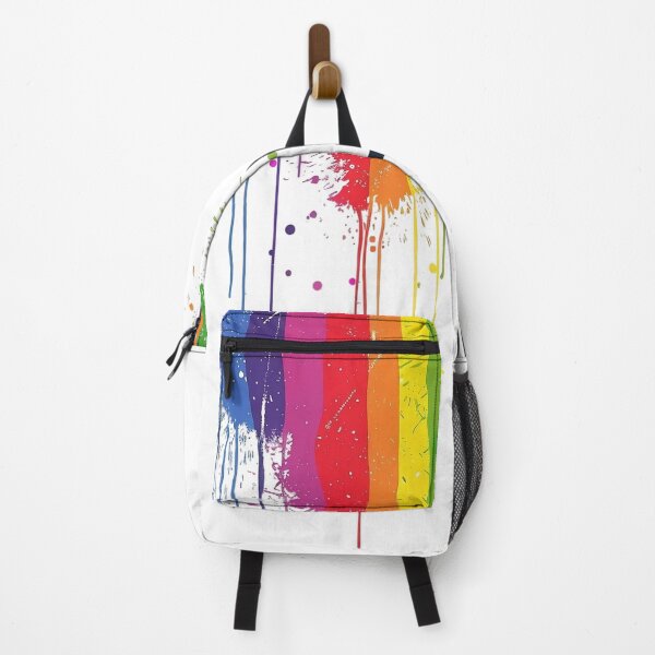 Item preview, Banksy-Inspired Girl with Rainbow Paint Roller designed and sold by Guesso.