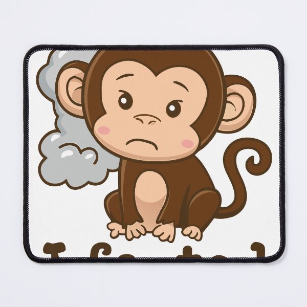 Item preview, I Farted - Cute Monkey Design designed and sold by Atsariya.