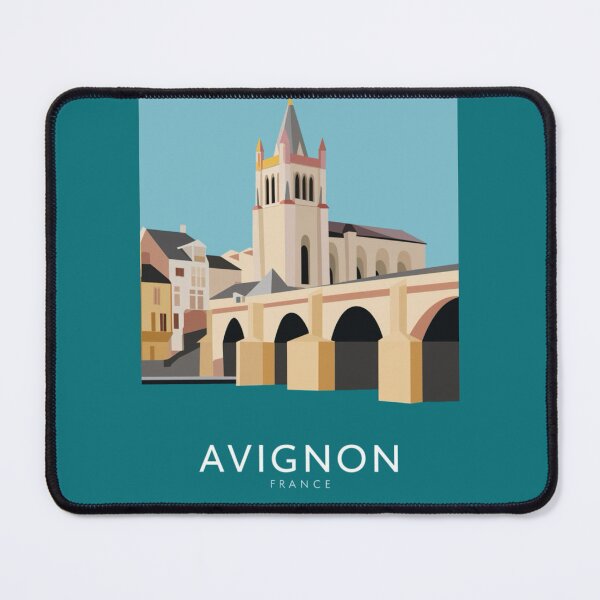 Item preview, Bright Travel Poster of Avignon, France designed and sold by CARRAANN.