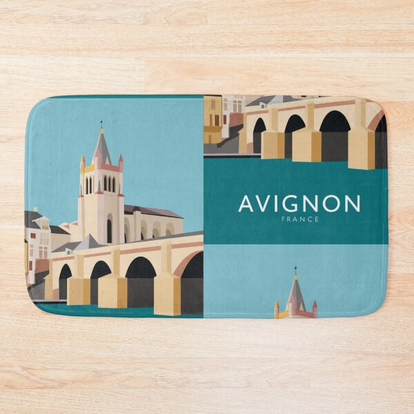 Item preview, Bright Travel Poster of Avignon, France designed and sold by CARRAANN.