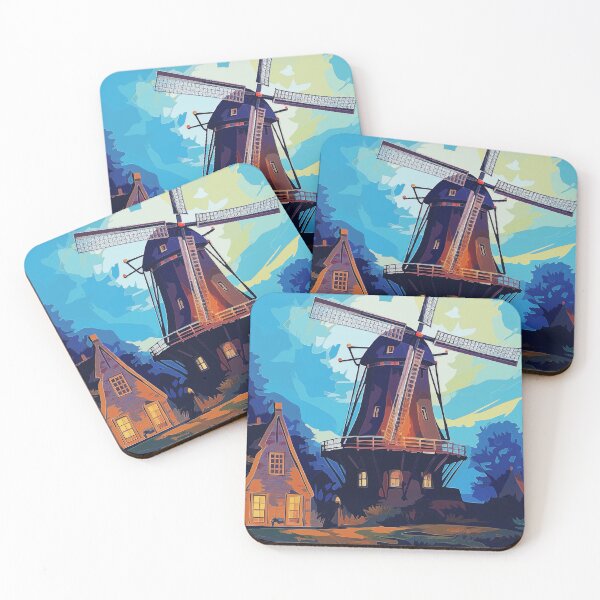 Item preview, Whispers of the Wind Holland Windmills #5 designed and sold by Anuchartl.
