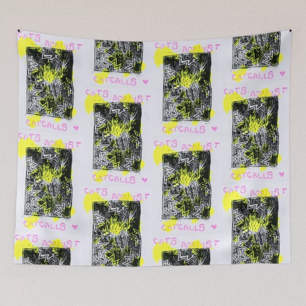 Item preview, Cats against catcalls designed and sold by kifaya.