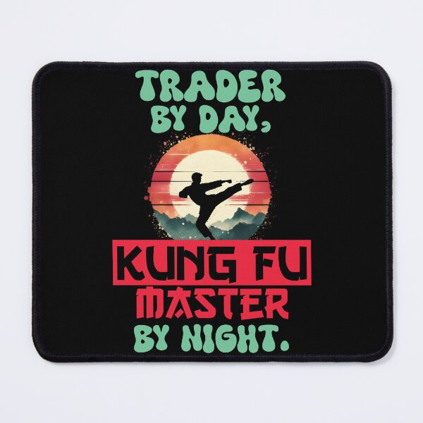 Item preview, Vintage Kung Fu Master & Trader Dual Life | T-Shirt Design | designed and sold by TheInkyOwl-TIO.