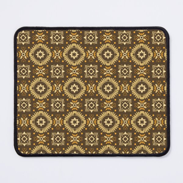 Item preview, Elegant Vintage Golden Flowery Pattern designed and sold by swahiliStickers.