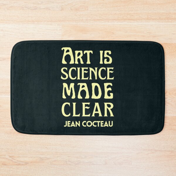 Artikelvorschau, Zitat von Jean Cocteau: Kunst ist verdeutlichte Wissenschaft entworfen und verkauft von artbleed.