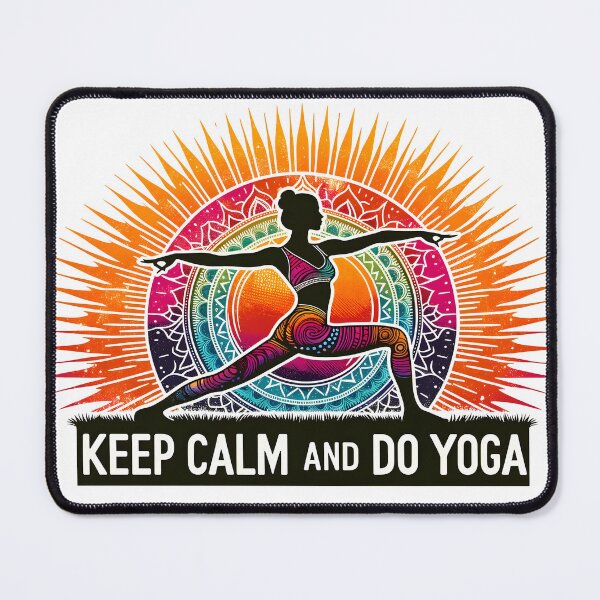 Item preview, Keep calm and do yoga designed and sold by Made-by-Gus.