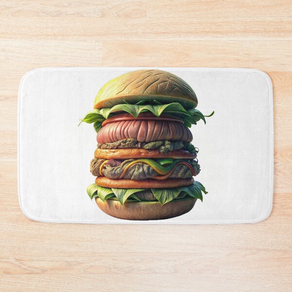 Item preview, Stunning burger in art style designed and sold by Creative88Art.
