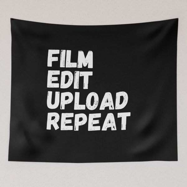 Item preview,  film edit upload repeat designed and sold by kestey.
