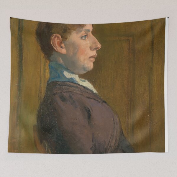 Aperçu de l'œuvre Raoul Dufy Portrait de femme de profil créée et vendue par TeeARTHY.