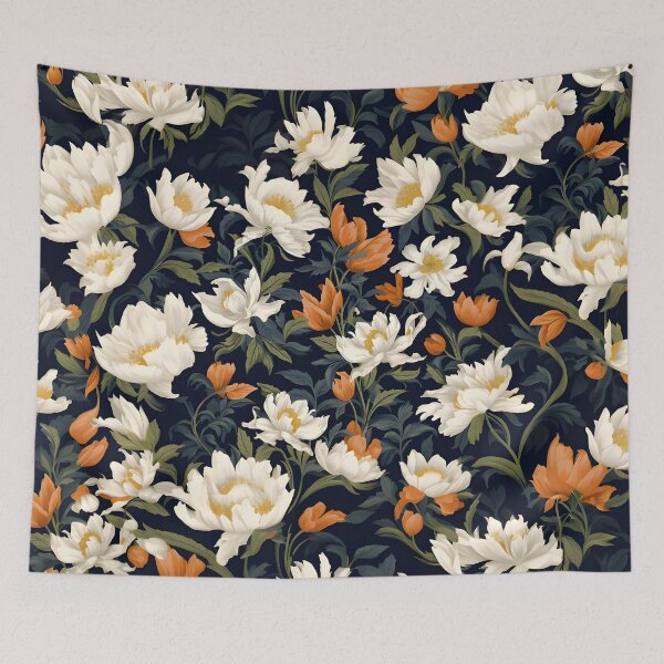 Item preview, Countryside Blooms Blue Dawn Floral designed and sold by meggydesigns.