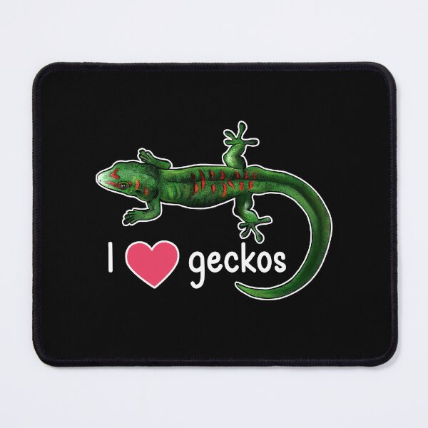 Item preview, I love geckos Gift for Gecko Lover designed and sold by BeataY6Art.