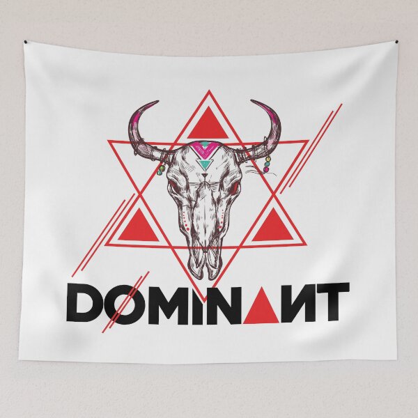 Item preview, Vivid Skull Bull with Dominant Red Design designed and sold by deepbalance.