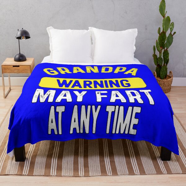 Item preview, Funny Sarcastic Humor Grandpa Warning May Fart At Any Time designed and sold by fantasticdesign.