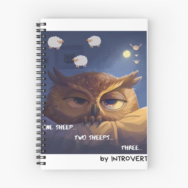 Item preview, Introver Owl. Sleepless Night. designed and sold by 10ColorsHouse.