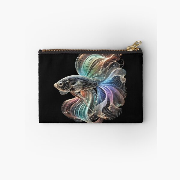 Item preview, rainbow glass fish designed and sold by FusiTink.