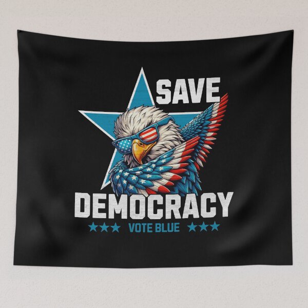 Item preview, Save Democracy designed and sold by RockBeeDesigns.