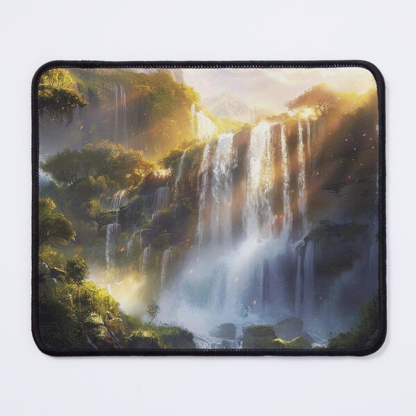 Item preview, Fantasy Landscape - Beautiful Waterfall Forest Scenery designed and sold by Lumaria Designs.
