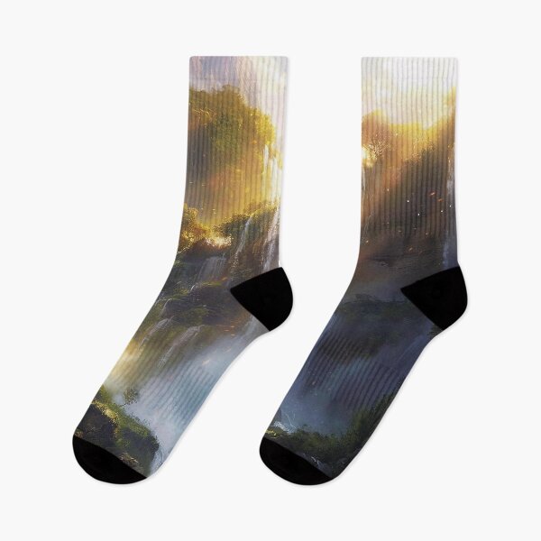 Item preview, Fantasy Landscape - Beautiful Waterfall Forest Scenery designed and sold by Lumaria Designs.