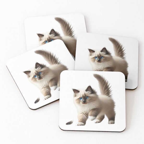Item preview, Playful Sacred Birman Kitten designed and sold by CardsStudio.