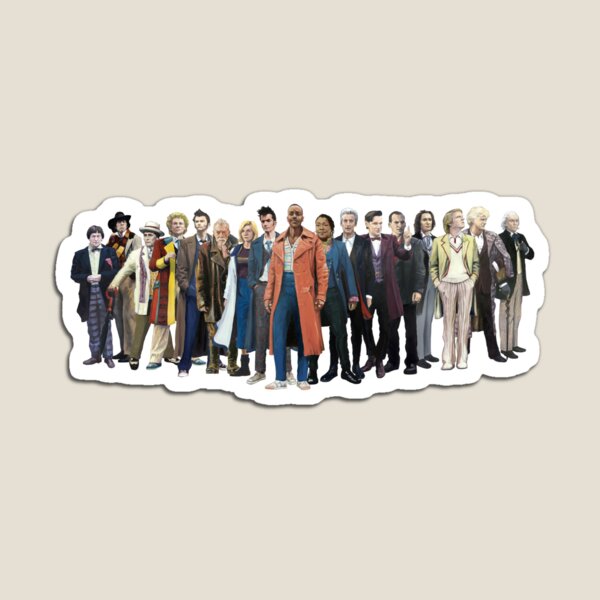 Item preview, The 17 Dr Whos lineup designed and sold by Kavatar.