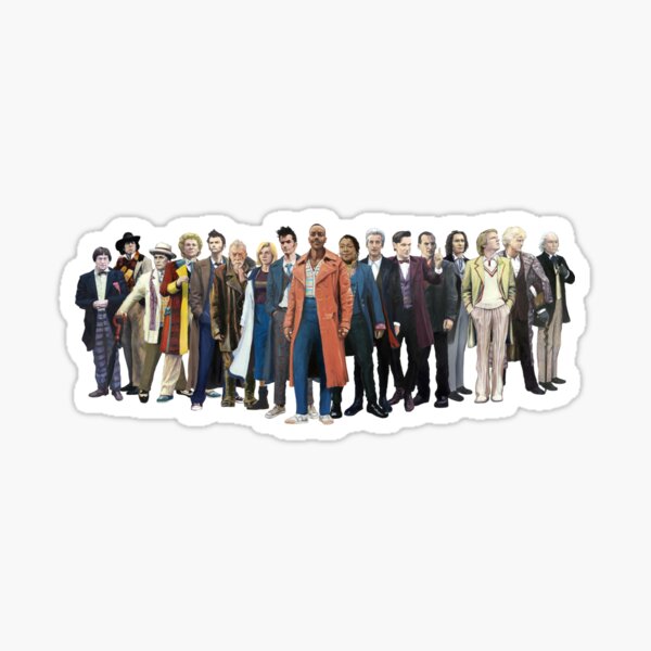 Item preview, The 17 Dr Whos lineup designed and sold by Kavatar.