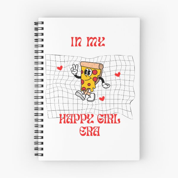 Item preview, in my happy girl era pizza cute retro aesthetic designed and sold by danis-creations.