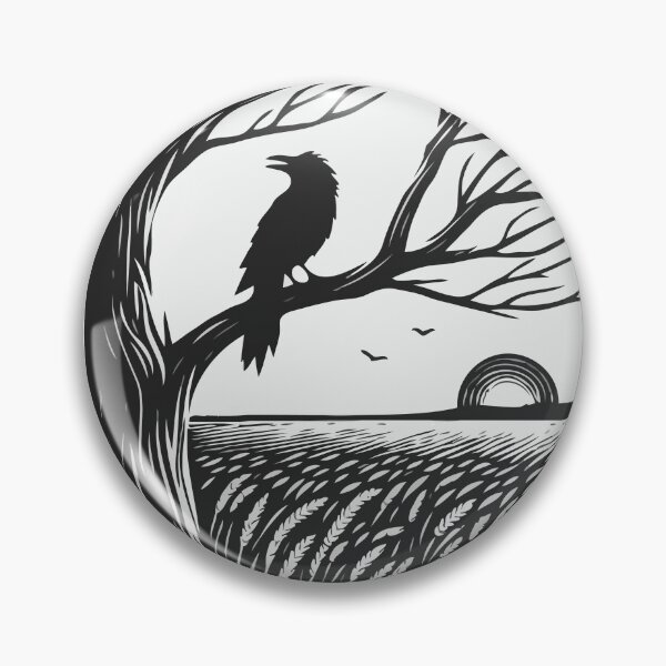 Item preview, Crow Wheatfield  designed and sold by Gkinoki.