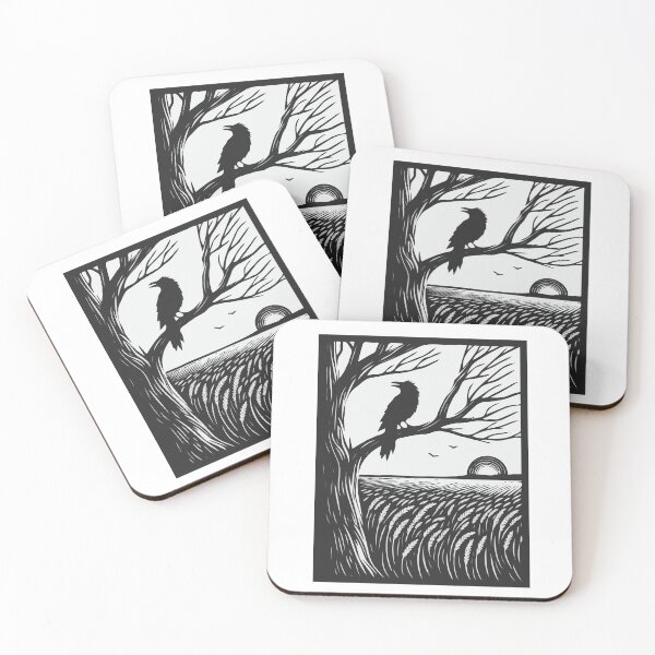 Item preview, Crow Wheatfield  designed and sold by Gkinoki.