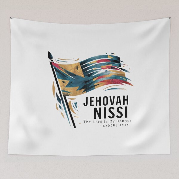 Item preview, Jehovah Nissi, The Lord is My Banner, Exodus 17:15 designed and sold by Faithloveshop.