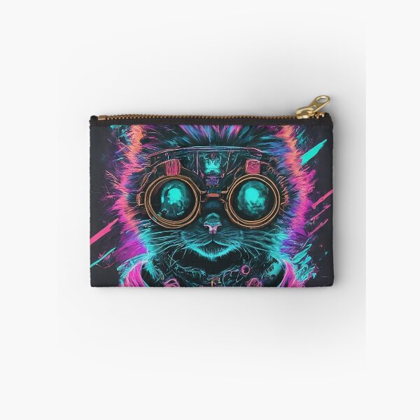 Item preview, Cat wearing glasses neon color designed and sold by HakunamatataTin.