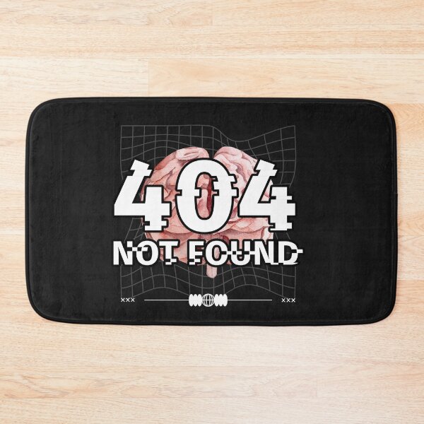 Item preview, Error 404 Brain Not Found designed and sold by HypnoMemers.