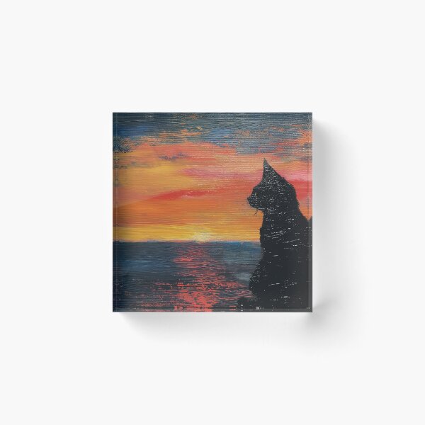Item preview, Sunset & Cat 4 designed and sold by SandraMimi.