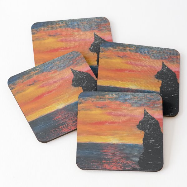 Item preview, Sunset & Cat 4 designed and sold by SandraMimi.