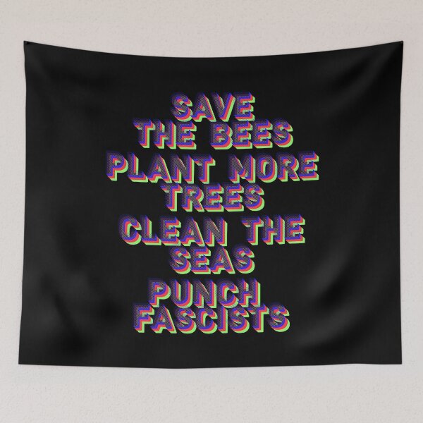 Item preview, Save the bees Plant more trees Clean the seas  designed and sold by BritySpear.