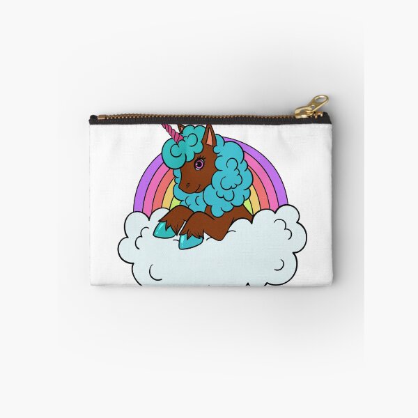 Item preview, Afro Blue Unicorn with Rainbow | T-Shirt for Girls designed and sold by Shakira Rivers.
