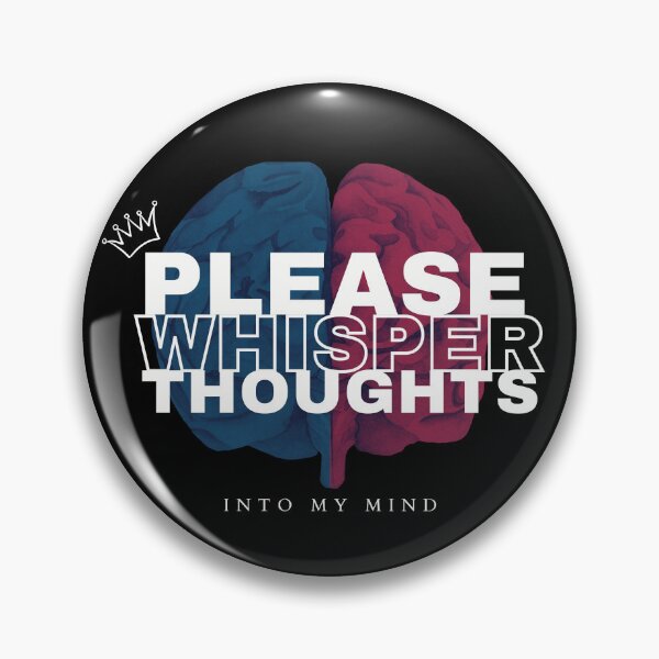 Item preview, Please Whisper Thoughts brain designed and sold by HypnoMemers.