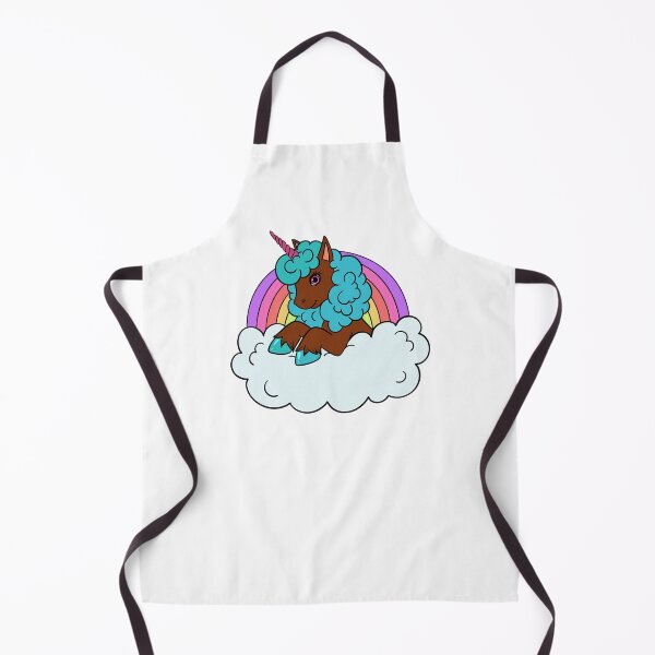 Item preview, Afro Blue Unicorn with Rainbow | T-Shirt for Girls designed and sold by Shakira Rivers.