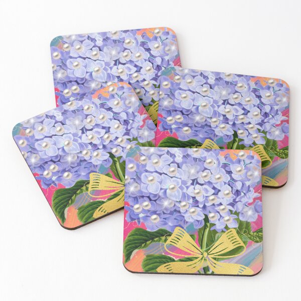 Item preview, Pearl-Embellished Hydrangea  designed and sold by tinkeybabes.